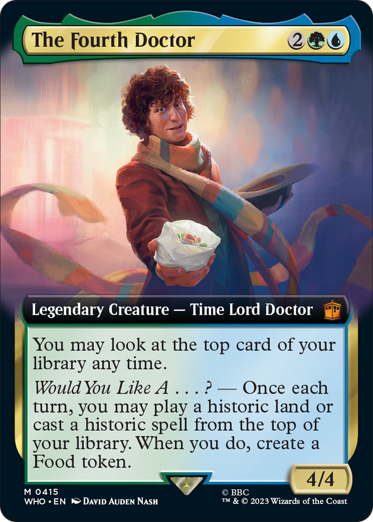 The Fourth Doctor (Extended Art) [Doctor Who] Foil