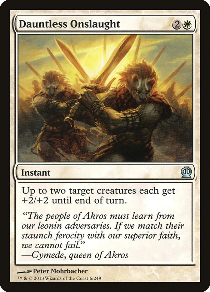 Dauntless Onslaught [Theros] Foil