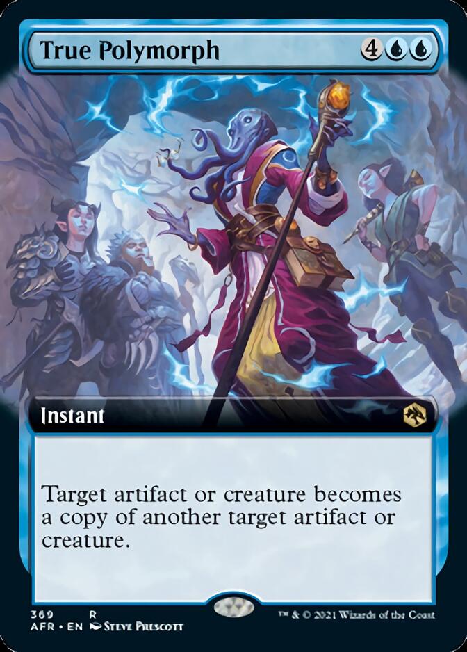 True Polymorph (Extended Art) [Dungeons & Dragons: Adventures in the Forgotten Realms] Foil
