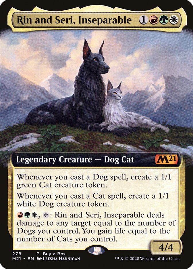 Rin and Seri, Inseparable (Buy-A-Box) [Core Set 2021] Foil