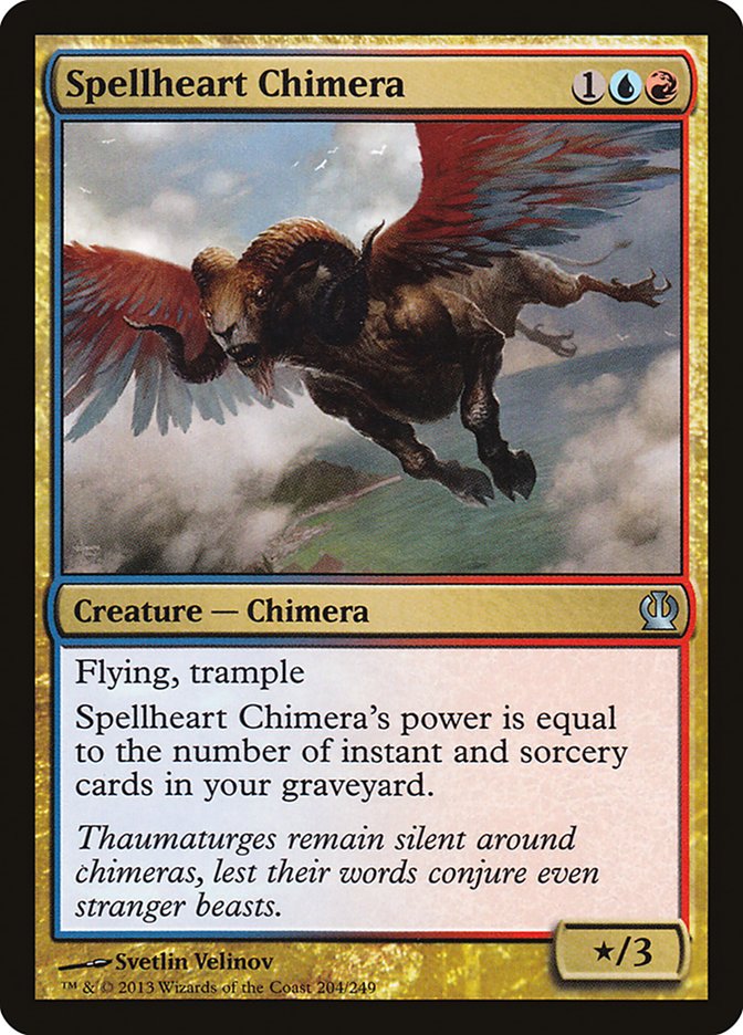 Spellheart Chimera [Theros] Foil