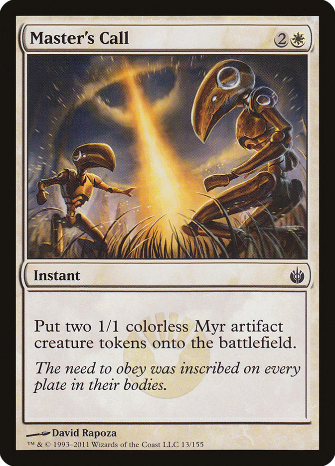 Master's Call [Mirrodin Besieged] Foil