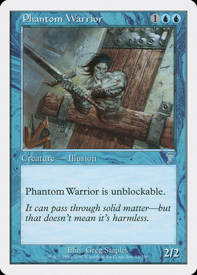 Phantom Warrior [Seventh Edition] Foil