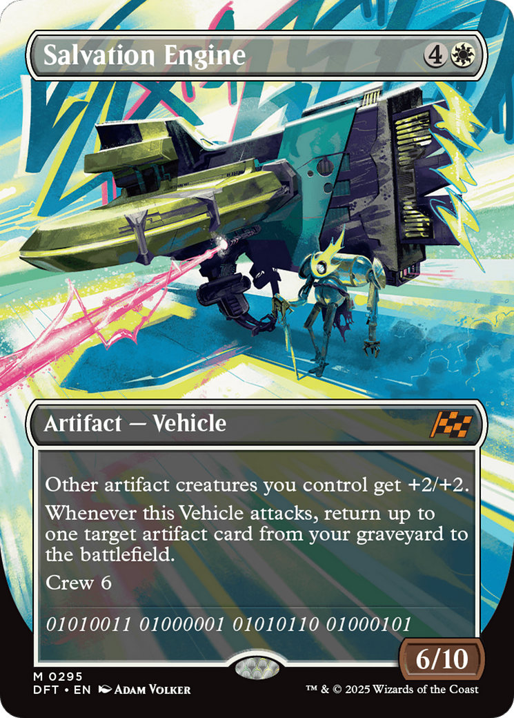 Salvation Engine (Borderless) [Aetherdrift] Foil