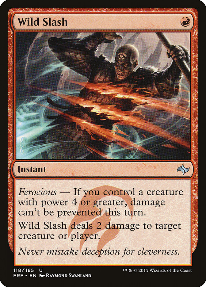 Wild Slash [Fate Reforged] Foil