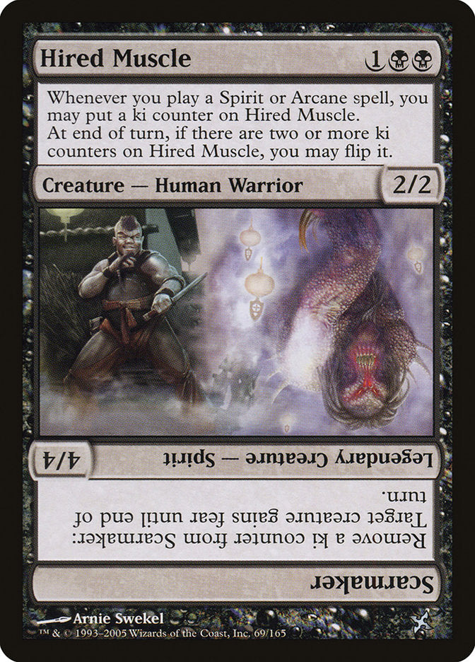 Hired Muscle // Scarmaker [Betrayers of Kamigawa] Foil