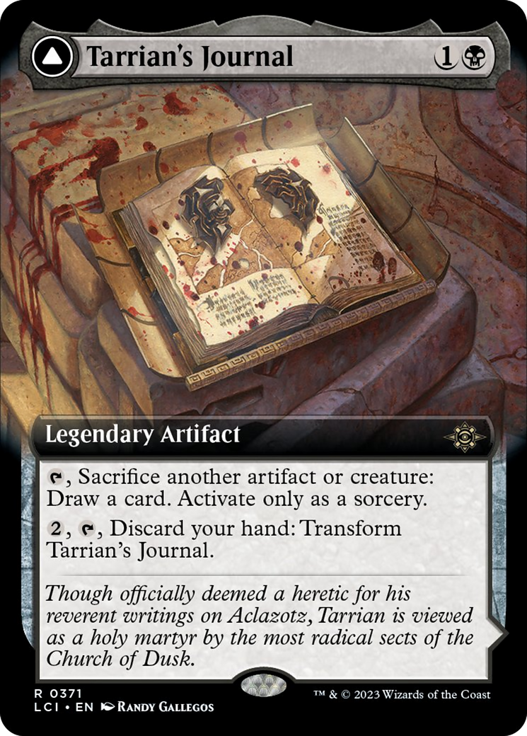 Tarrian's Journal // The Tomb of Aclazotz (Extended Art) [The Lost Caverns of Ixalan] Foil