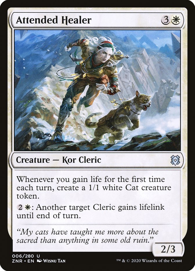Attended Healer [Zendikar Rising] Foil