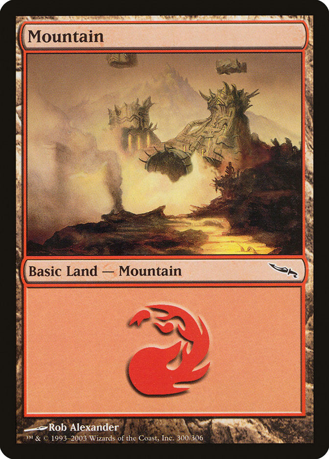 Mountain (300) [Mirrodin] Foil