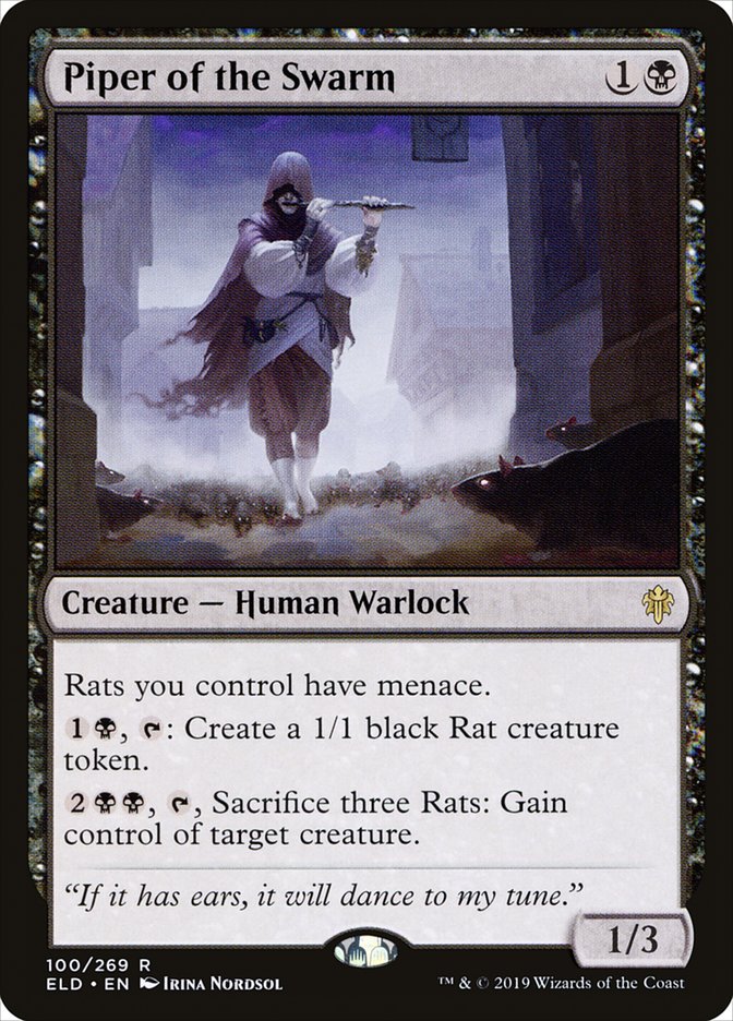 Piper of the Swarm (100/269) [Throne of Eldraine] Foil