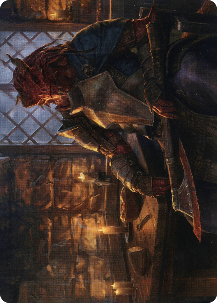 Jaded Sell-Sword // Jaded Sell-Sword  [Adventures in the Forgotten Realms Art Series] (Borderless) Foil