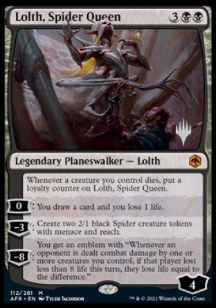 Lolth, Spider Queen (Promo Pack) [Dungeons & Dragons: Adventures in the Forgotten Realms Promos] Foil