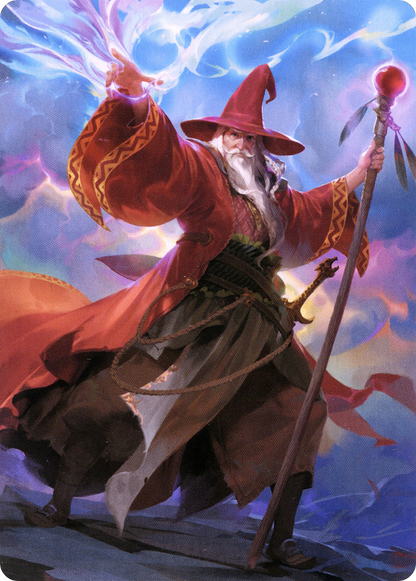 Elminster // Elminster  [Battle for Baldur's Gate Art Series] (Borderless) Foil