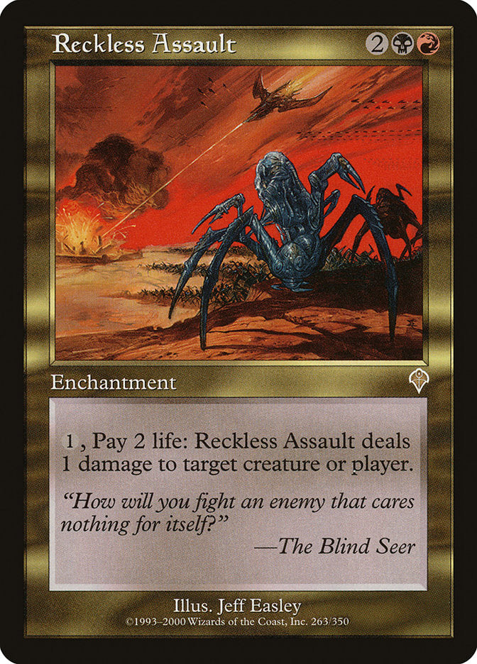 Reckless Assault [Invasion] Foil