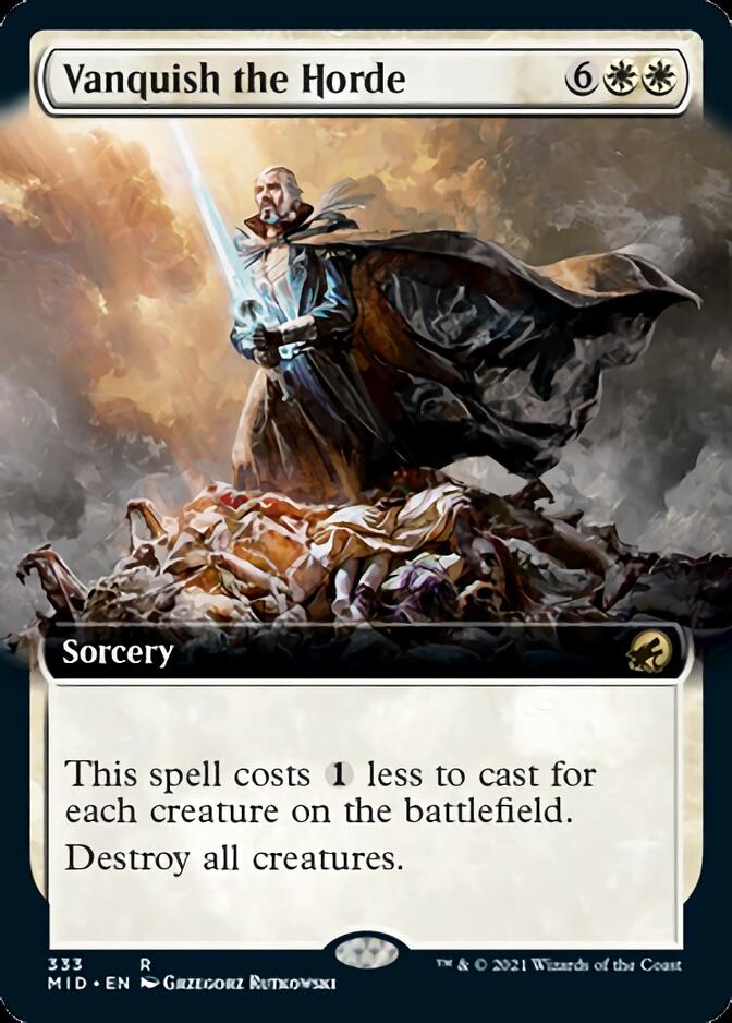 Vanquish the Horde (Extended Art) [Innistrad: Midnight Hunt] Foil