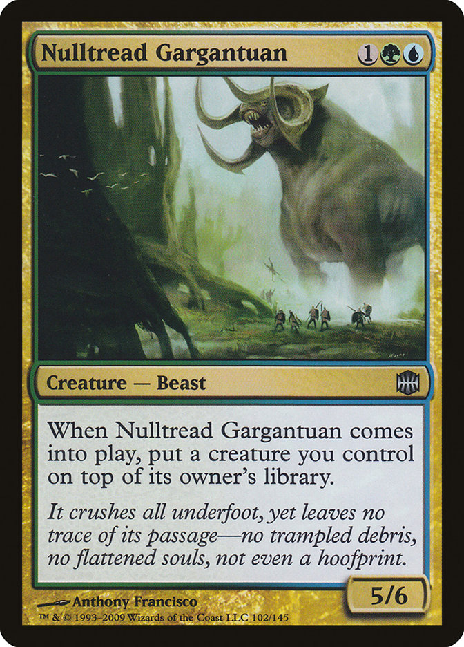Nulltread Gargantuan [Alara Reborn] Foil