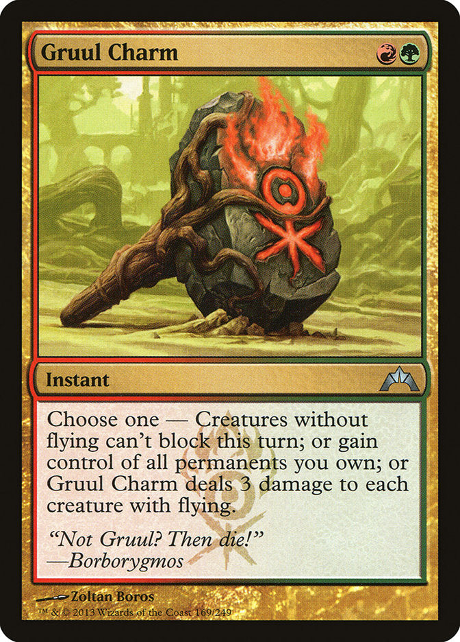 Gruul Charm [Gatecrash] Foil