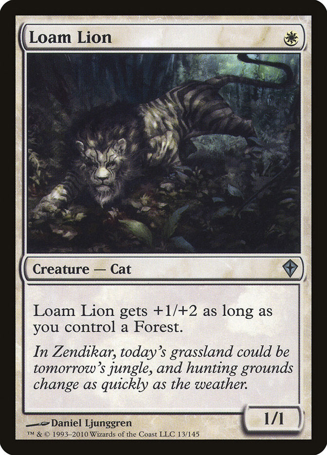 Loam Lion [Worldwake] Foil