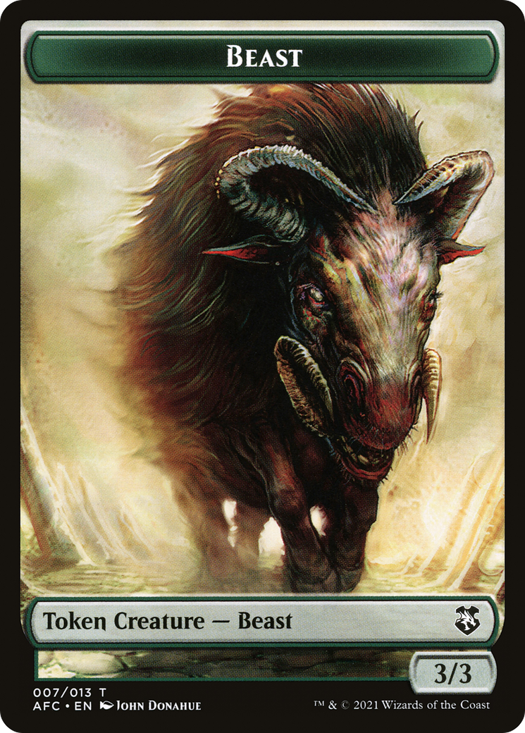 Beast  [Forgotten Realms Commander Tokens]
