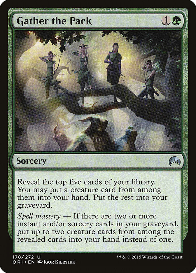 Gather the Pack [Magic Origins] Foil