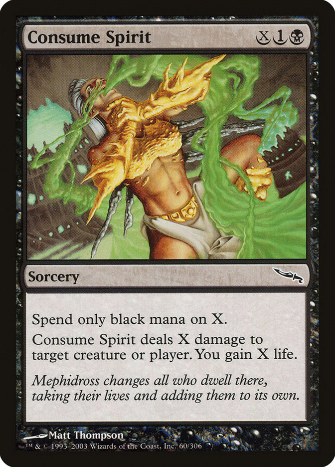 Consume Spirit [Mirrodin] Foil