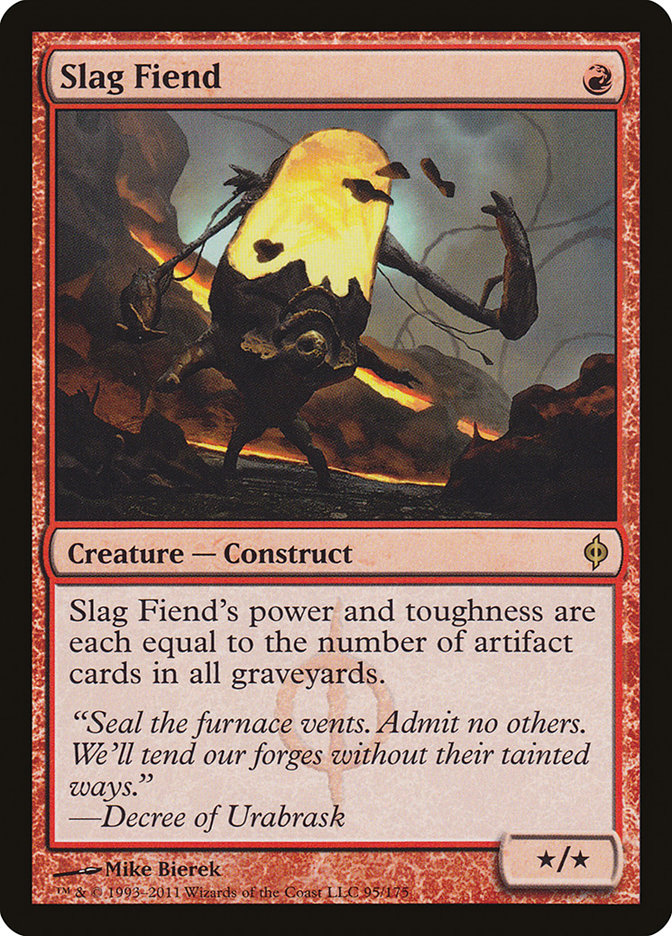 Slag Fiend [New Phyrexia] Foil
