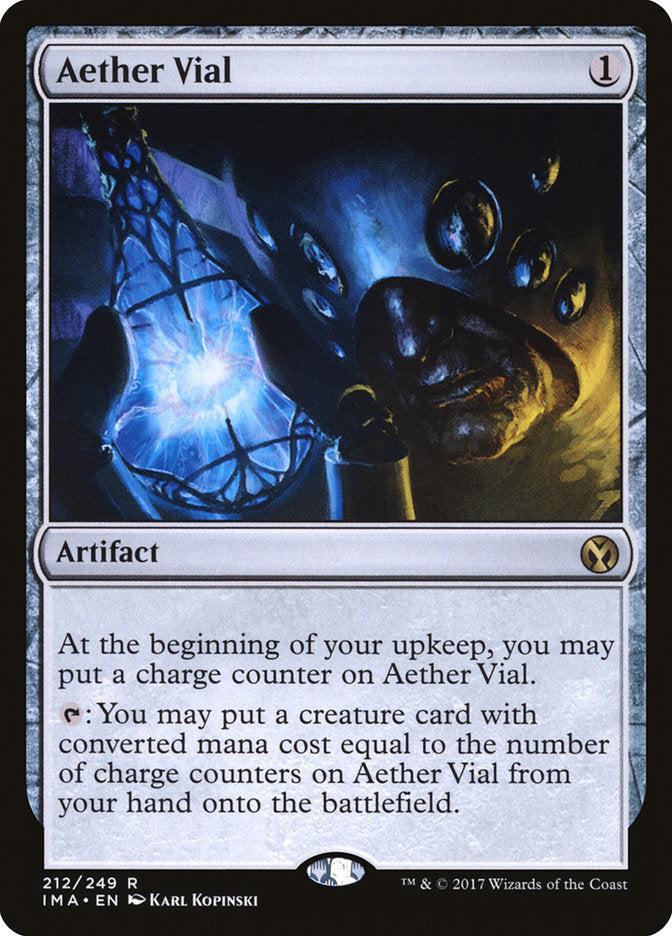 Aether Vial [Iconic Masters] Foil
