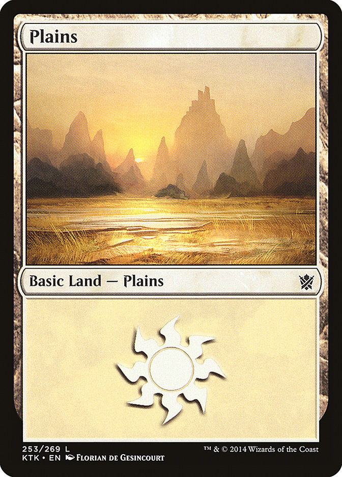 Plains (253) [Khans of Tarkir] Foil