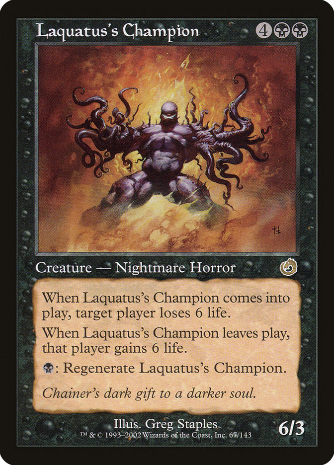 Laquatus's Champion [Torment] Foil