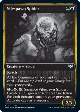 Vilespawn Spider [Innistrad: Double Feature] Foil