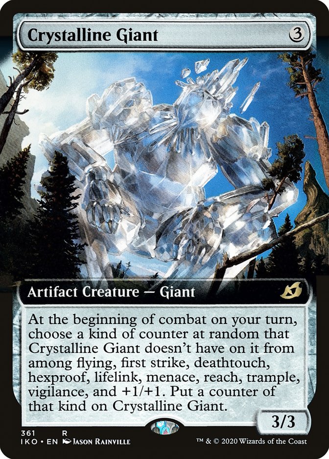 Crystalline Giant (Extended Art) [Ikoria: Lair of Behemoths] Foil