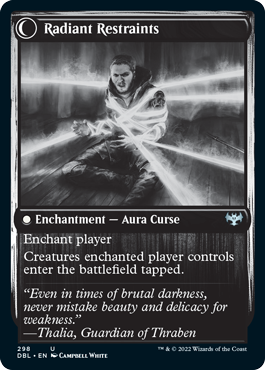Radiant Grace // Radiant Restraints [Innistrad: Double Feature] Foil