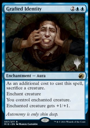 Grafted Identity (Promo Pack) [Innistrad: Midnight Hunt Promos] Foil