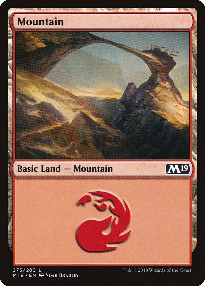 Mountain (273) [Core Set 2019] Foil