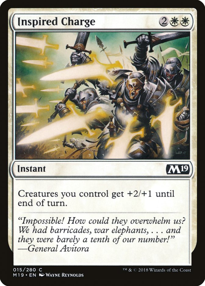 Inspired Charge [Core Set 2019] Foil