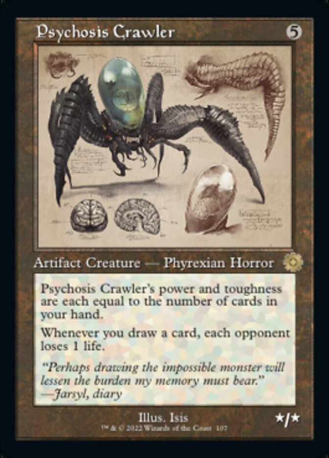 Psychosis Crawler (Retro Schematic) [The Brothers' War Retro Artifacts] Foil