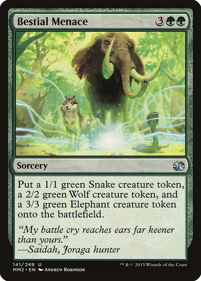 Bestial Menace [Modern Masters 2015] Foil