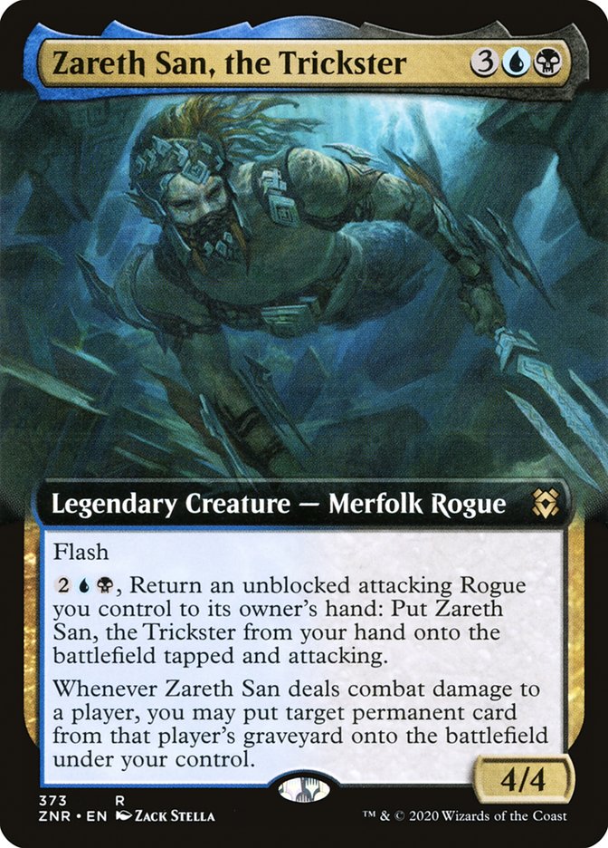 Zareth San, the Trickster (Extended Art) [Zendikar Rising] Foil