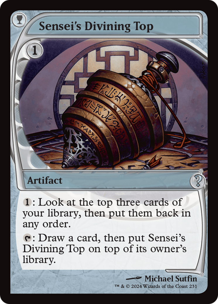 Sensei's Divining Top (Future Sight) [Mystery Booster 2] Foil
