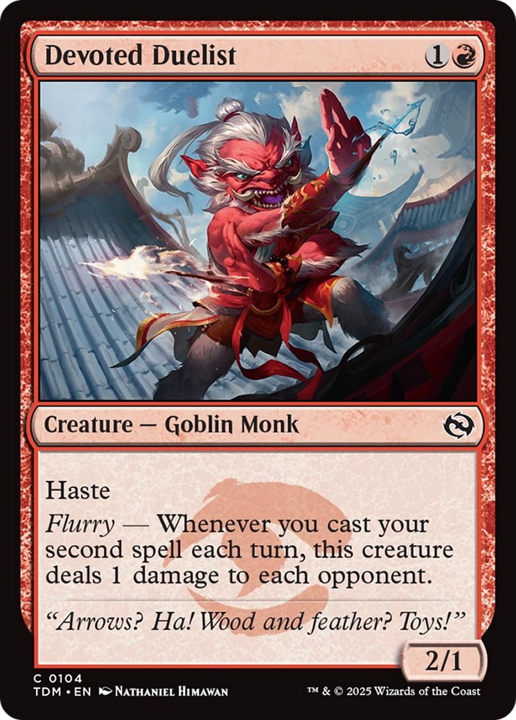 Devoted Duelist [Tarkir: Dragonstorm] Foil