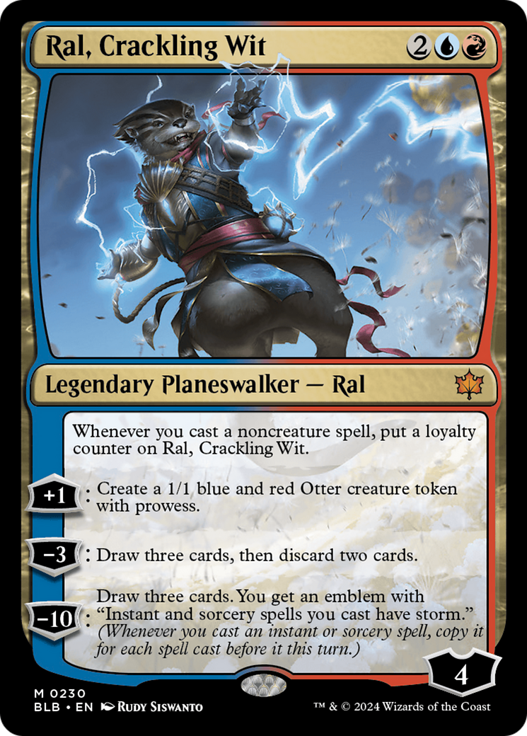 Ral, Crackling Wit [Bloomburrow] Foil