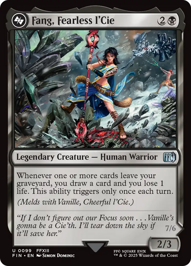 Fang, Fearless l'Cie [FINAL FANTASY] Foil