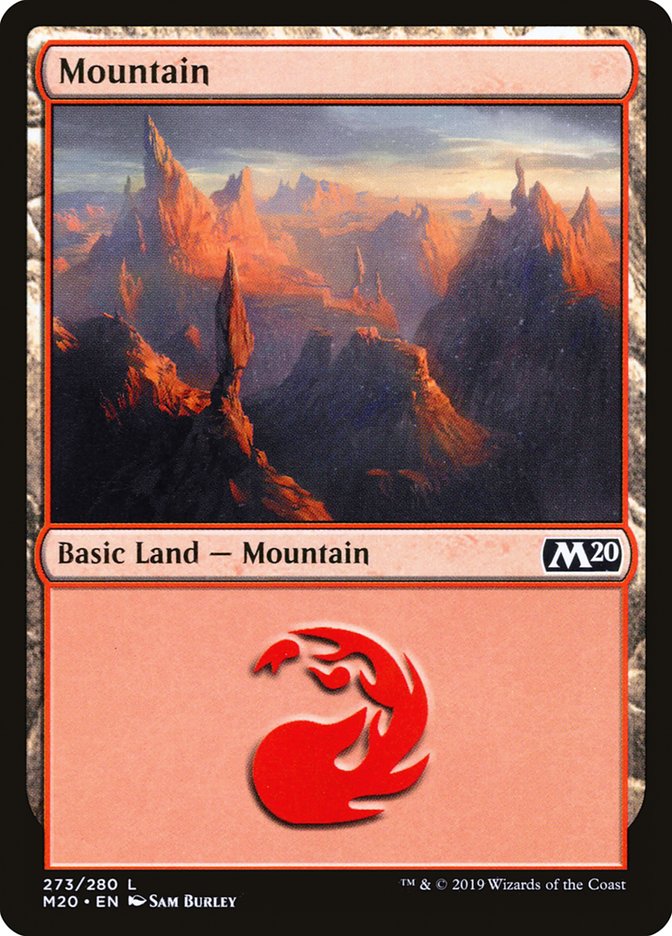 Mountain (273) [Core Set 2020] Foil