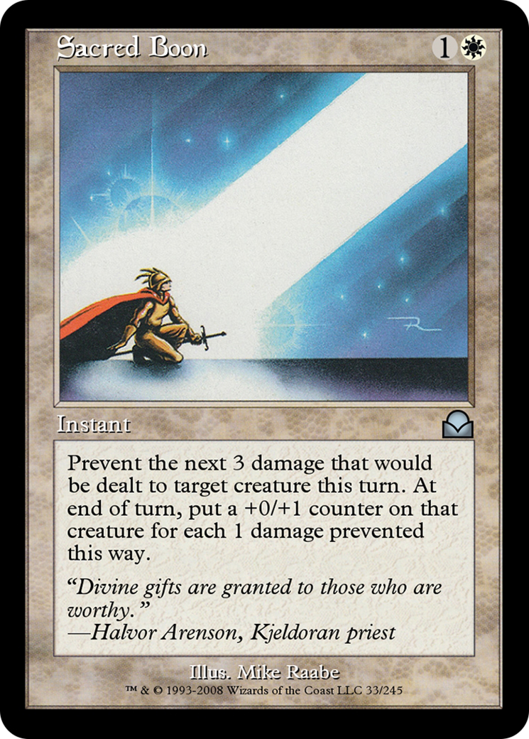 Sacred Boon  [Masters Edition II] Foil