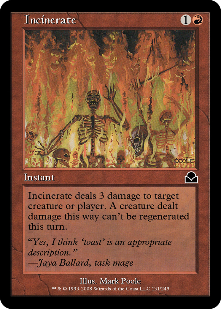 Incinerate  [Masters Edition II]
