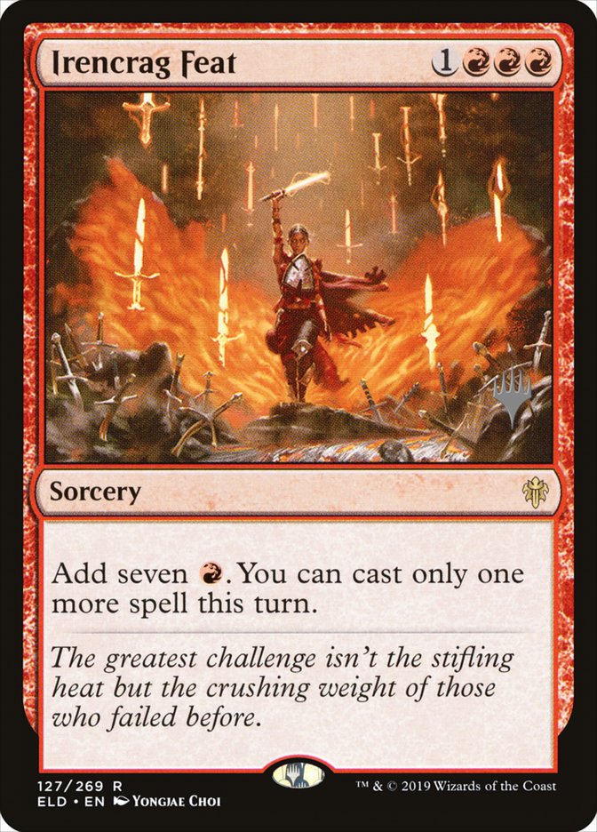 Irencrag Feat (Promo Pack) [Throne of Eldraine Promos] Foil