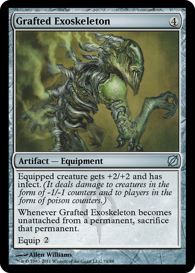 Grafted Exoskeleton  [Duel Decks: Mirrodin Pure vs. New Phyrexia]