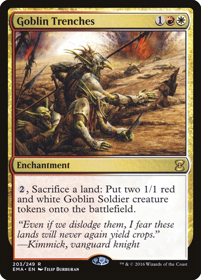 Goblin Trenches [Eternal Masters] Foil