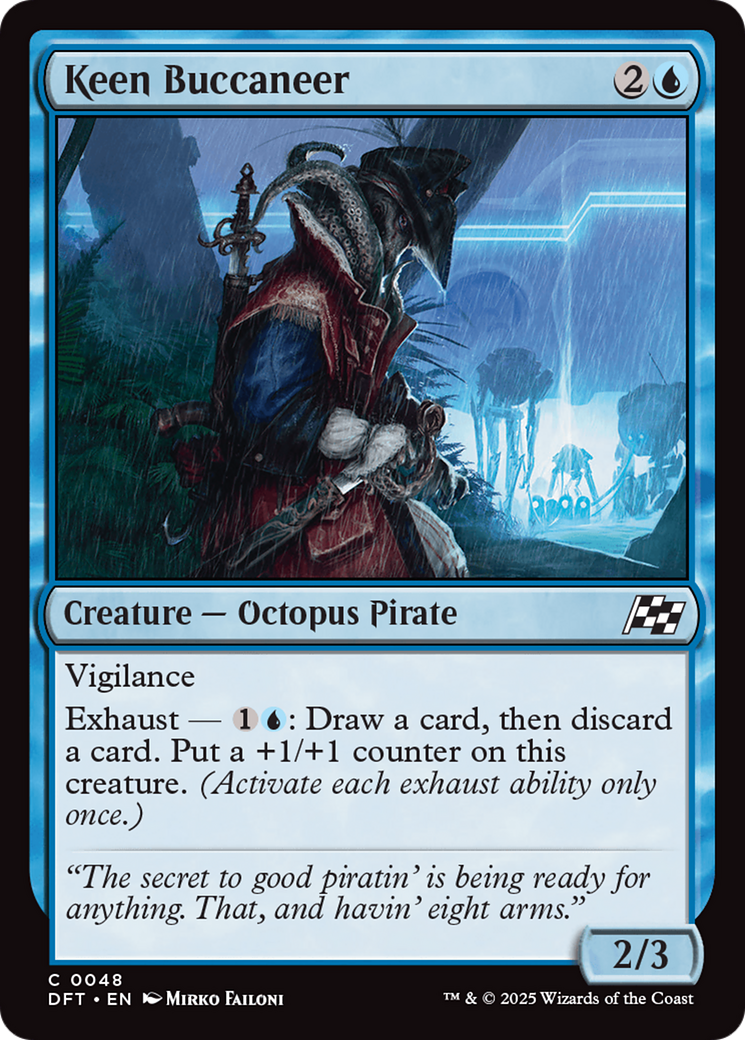 Keen Buccaneer [Aetherdrift] Foil