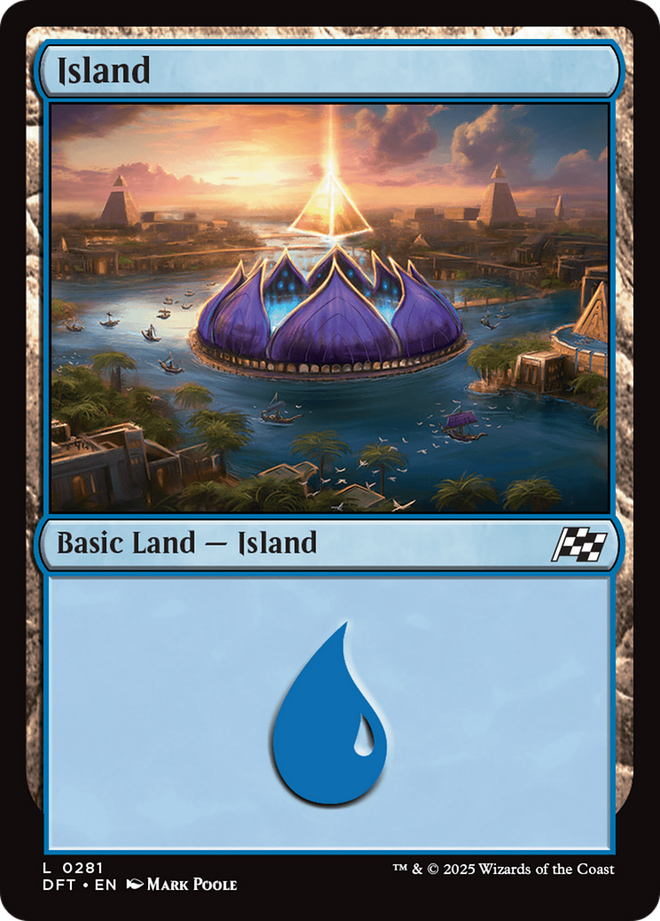 Island (0281) [Aetherdrift] Foil